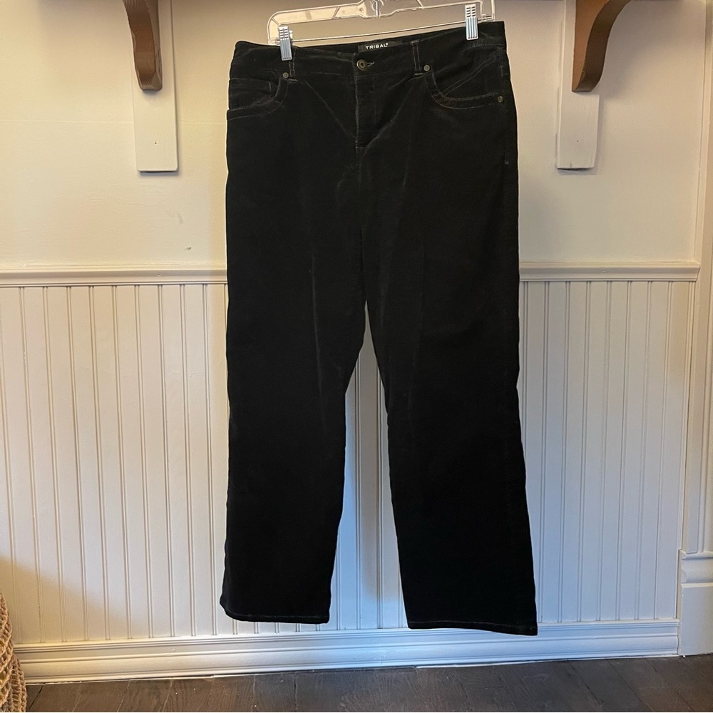 Black velvet TRIBAL jeans size 10P